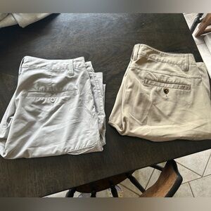 Two pairs of men’s ripcul boardshorts
